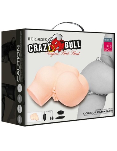 CRAZY BULL TRASERO CON VAGINA Y ANO REALISTICOS Y VIBRACION