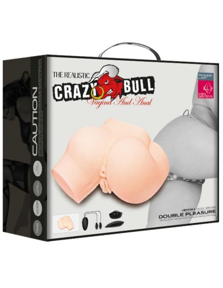 CRAZY BULL TRASERO CON VAGINA Y ANO REALISTICOS Y VIBRACION