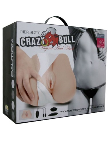 CRAZY BULL VAGINA Y ANO REALISTICOS CON VIBRACION POSICION 3