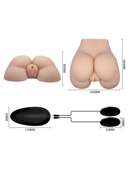 CRAZY BULL VAGINA Y ANO REALISTICOS CON VIBRACION POSICION 5