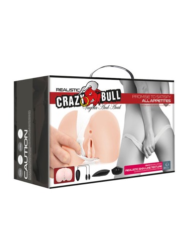 CRAZY BULL VAGINA Y ANO REALISTICOS CON VIBRACION POSICION 8