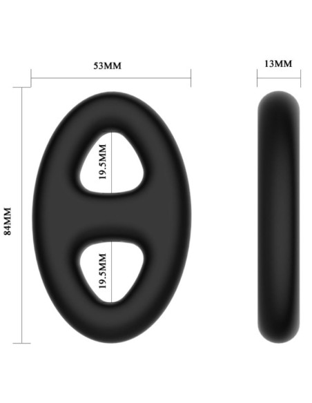 CRAZY BULL ANILLO SILICONA DOBLE SUPER SUAVE