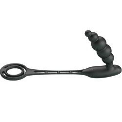 PRETTY LOVE BOTTOM ANILLOS PENE CON PLUG VIBRADOR 2