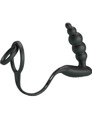 PRETTY LOVE BOTTOM ANILLOS PENE CON PLUG VIBRADOR