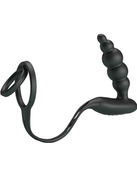 PRETTY LOVE BOTTOM ANILLOS PENE CON PLUG VIBRADOR