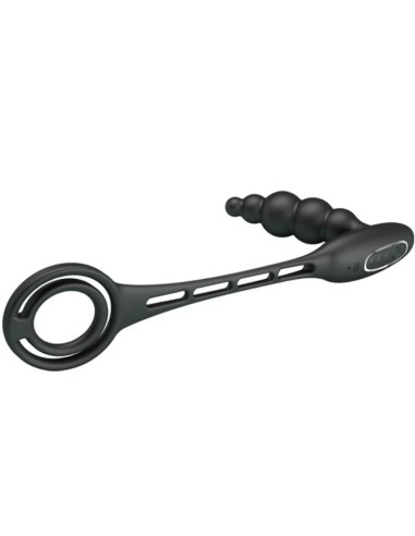 PRETTY LOVE BOTTOM ANILLOS PENE CON PLUG VIBRADOR