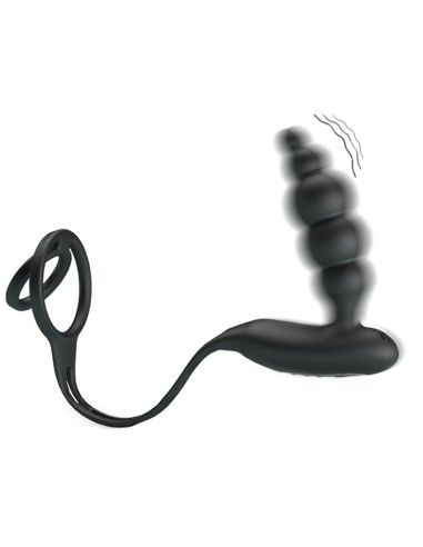 PRETTY LOVE BOTTOM ANILLOS PENE CON PLUG VIBRADOR