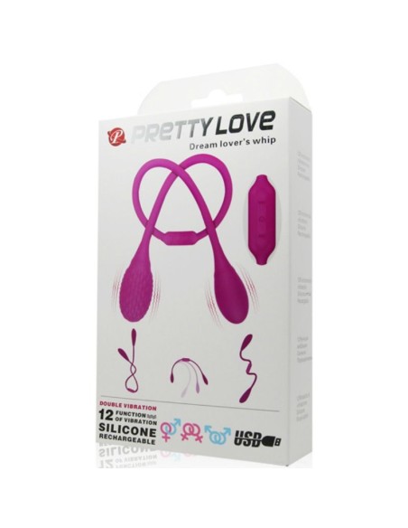 PRETTY LOVE ESTIMULADOR UNISEX DREAM LOVER S WHIP 2