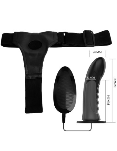 PRETTY LOVE MARVIN STRAP ON CON VIBRACION Y DILDO HUECO