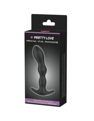 PRETTY LOVE MASAJEADOR ANAL 12 MODOS VIBRACION
