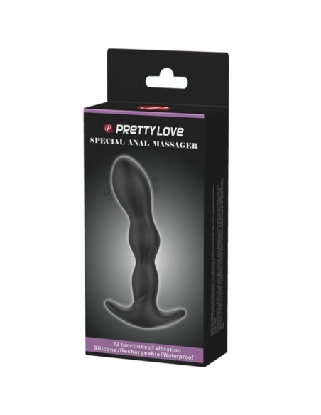 PRETTY LOVE MASAJEADOR ANAL 12 MODOS VIBRACION