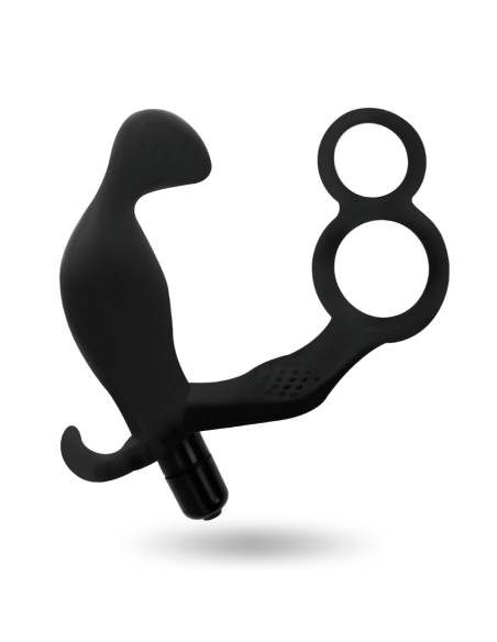 ADDICTED TOYS PLUG ANAL CON ANILLA DOBLE PENE Y TESTICULOS NEGRO ADDICTED TOYS PLUG ANAL CON ANILLA DOBLE PENE Y TESTICULOS NEGRO