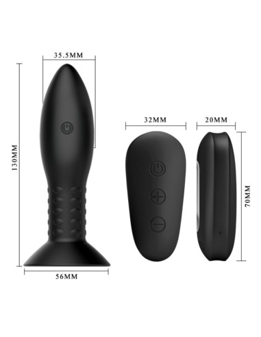 PRETTY LOVE MR PLAY PLUG CON BOLAS ROTADORAS 13 CM