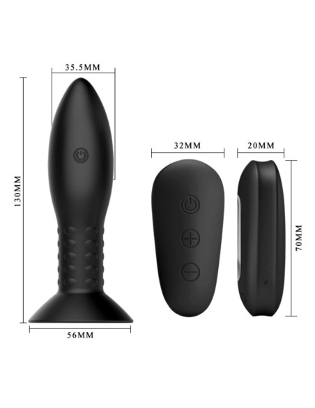 PRETTY LOVE MR PLAY PLUG CON BOLAS ROTADORAS 13 CM