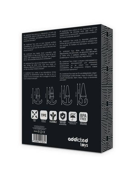 ADDICTED TOYS SET 4 PLUGS ANALES