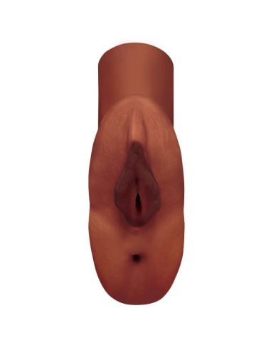 PDX PLUS PERFECT PUSSY DOUBLE STROKER MASTURBADOR VAGINA Y ANO MARRON