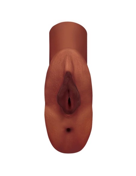 PDX PLUS PERFECT PUSSY DOUBLE STROKER MASTURBADOR VAGINA Y ANO MARRON