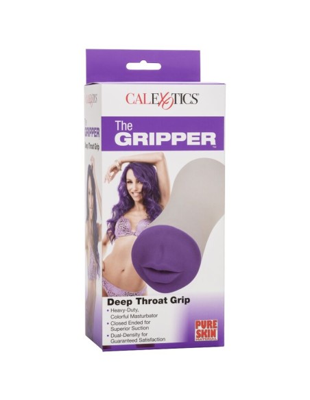 CALEX DEEP THROAT GRIP MASTURBADOR BOCA