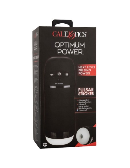 CALEX OPTIMUM POWER MASTURBADOR CON VIBRACION Y SUCCION