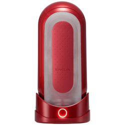 TENGA FLIP 0 ZERO ROJO CON CALENTADOR