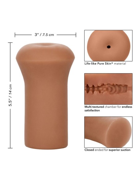 CALEX MASTURBADOR BOUNDLESS STROKER COLOR CARAMELO