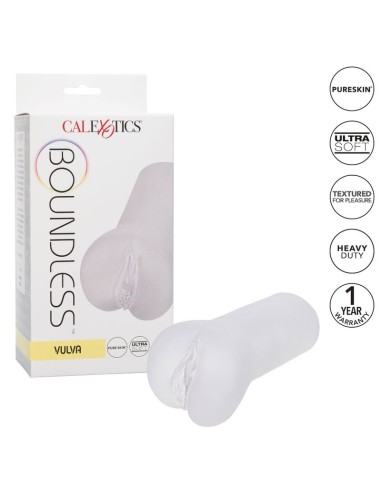CALEX BOUNDLESS VULVA MASTURBADOR TRANSPARENTE