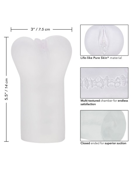 CALEX BOUNDLESS VULVA MASTURBADOR TRANSPARENTE