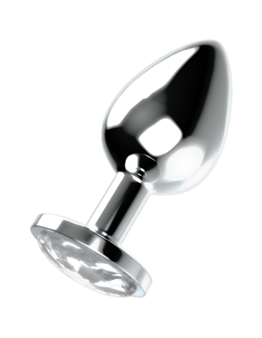OHMAMA PLUG ANAL ACERO CON CRISTAL