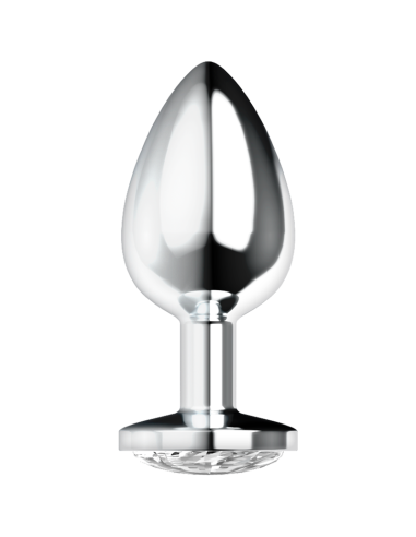 OHMAMA PLUG ANAL ACERO CON CRISTAL