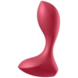 SATISFYER BACKDOOR LOVER PLUG ANAL VIBRADOR ROJO 2