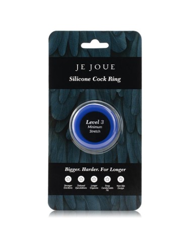 JE JOUE ANILLO SILICONA AZUL ESTRANGULAMIENTO MINIMO