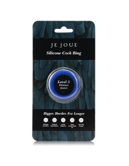 JE JOUE ANILLO SILICONA AZUL ESTRANGULAMIENTO MINIMO