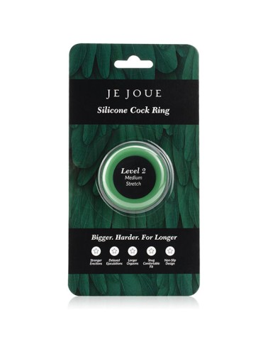 JE JOUE ANILLO SILICONA VERDE ESTRANGULAMIENTO MEDIO