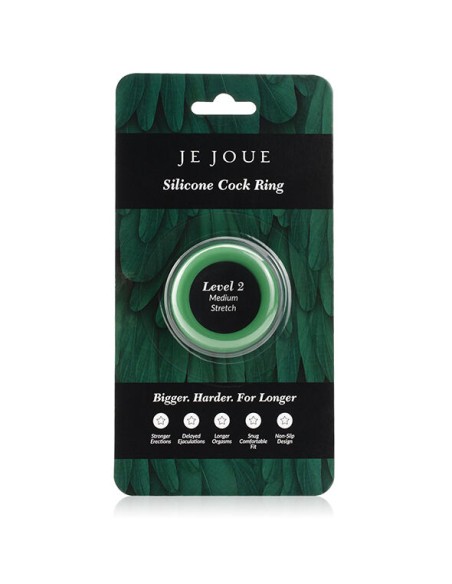 JE JOUE ANILLO SILICONA VERDE ESTRANGULAMIENTO MEDIO