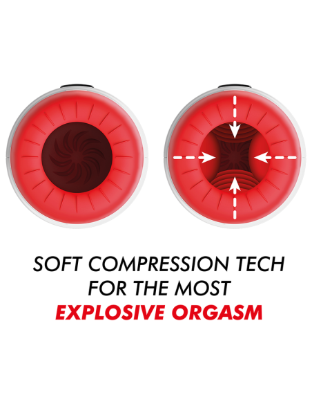JAMYJOB ROCKET MASTURBADOR TECNOLOGiA SOFT COMPRESSION Y VIBRACION