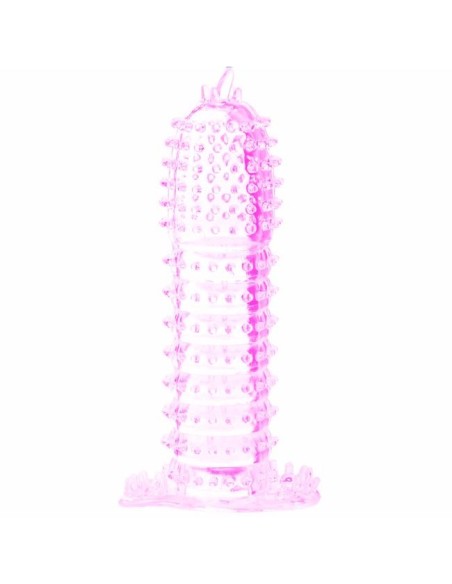 FUNDA ROSA SILICONA CON PUNTOS ESTIMULANTES 142 CM