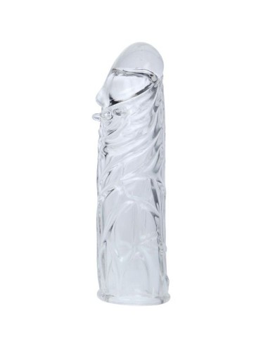 FUNDA ROSA PENE SILICONA ESTIMULANTE 13CM