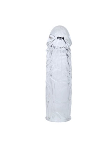 FUNDA ROSA PENE SILICONA ESTIMULANTE 13CM