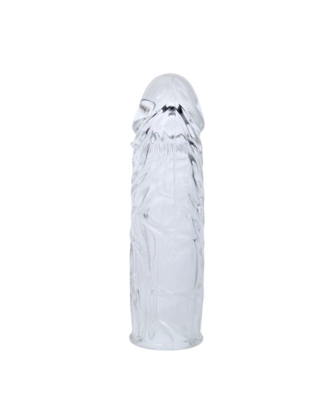 FUNDA ROSA PENE SILICONA ESTIMULANTE 13CM