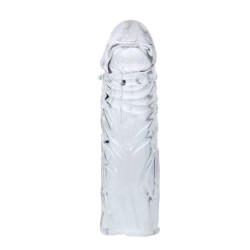 FUNDA TRANSPARENTE PARA EL PENE EN SILICONA 13CM 2