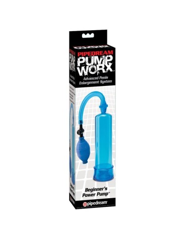 PUMP WORX BOMBA DE ERECCION PRINCIPIANTES AZUL