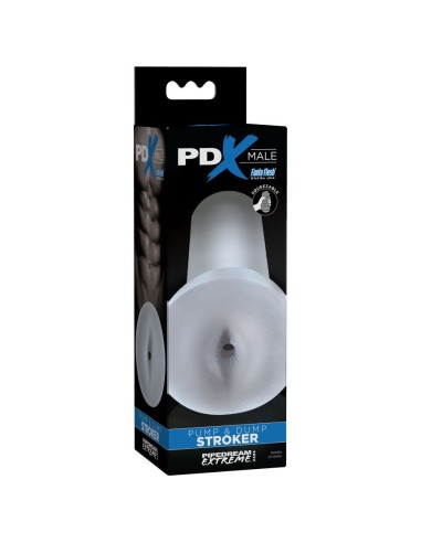 PDX MALE PUMP AND DUMP STROKER MASTURBADOR TRANSPARENTE