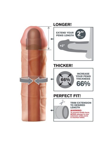 MEGA 2 EXTENSIoN FLESH PARA EL PENE