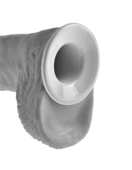 STRAP ON CON DILDO HUECO 255 CM Y TIRANTES COLOR CARNE