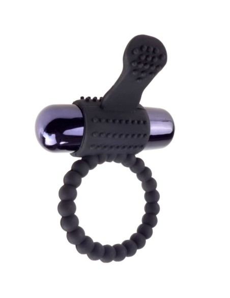 FANTASY C RING ANILLO VIBRADOR DE SILICONA NEGRO