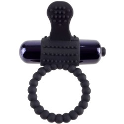 FANTASY C RING ANILLO VIBRADOR DE SILICONA NEGRO 2
