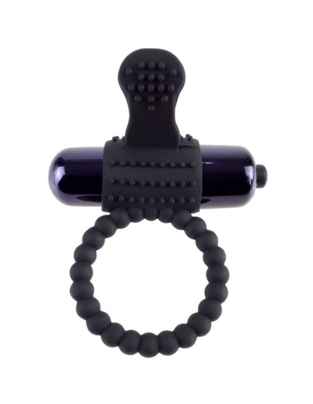 FANTASY C RING ANILLO VIBRADOR DE SILICONA NEGRO