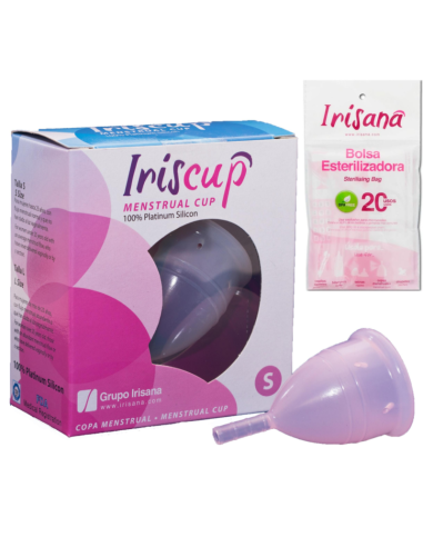 IRISCUP COPA MESTRUAL ROSA PEQUENA