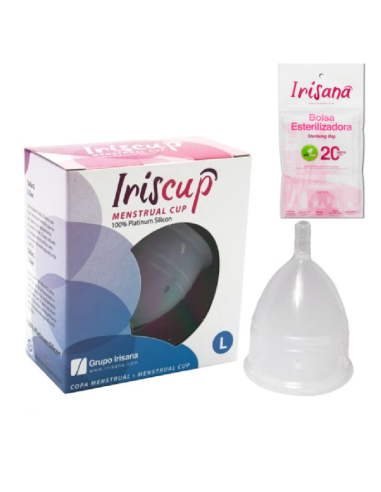 IRISCUP COPA MESTRUAL ROSA GRANDE