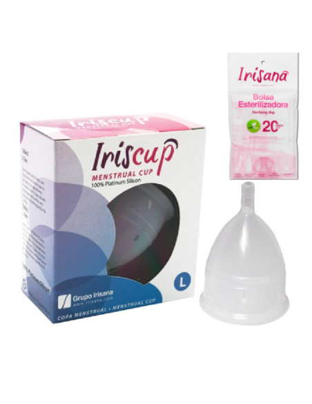 IRISCUP COPA MESTRUAL ROSA GRANDE